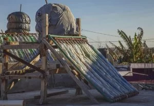 Fabricación de termotanques solares con materiales reciclados