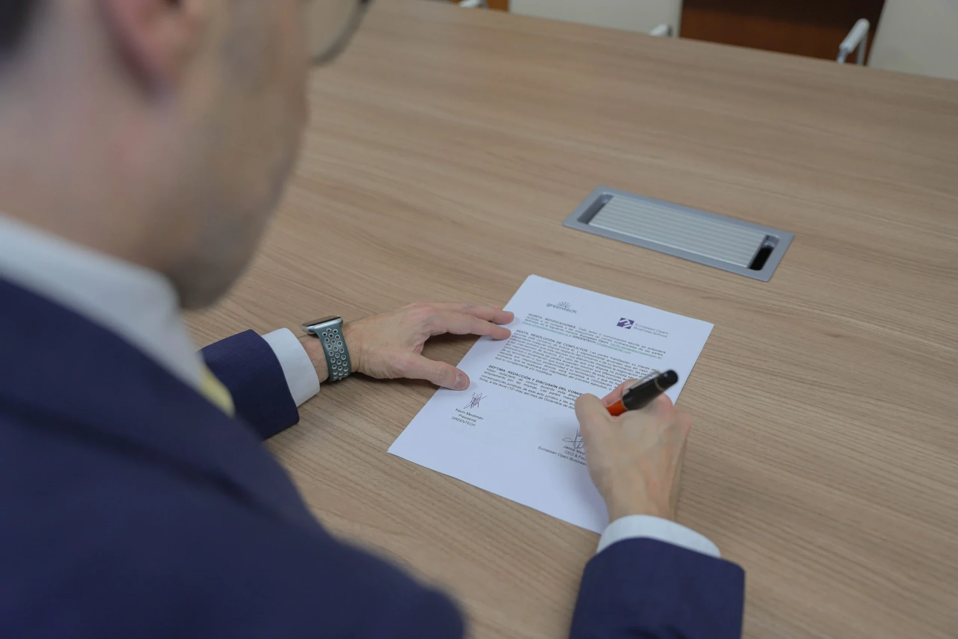 Firma del Memorandum of Understanding