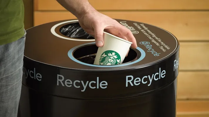 reciclado starbucks